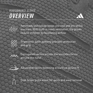 Рукавички для тренувань adidas Performance, спортивні