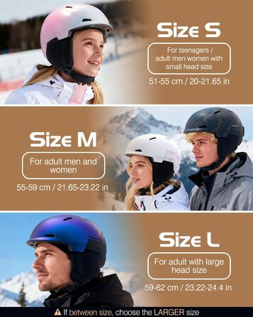 Шолом гірськолижний/сноубордичний Odoland, унісекс, кавовий, M (55-59 см)