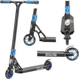 Трюковий самокат STAR SCOOTER 110мм, алюмінієвий, ABEC-9, для дітей від 8 років, для міста, HIC, для досвідчених
