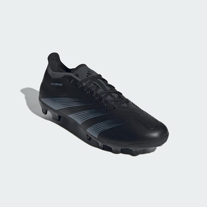 Кросівки футбольні adidas Predator 24 League Low Multi-Ground (46 EU, чорний, карбон)