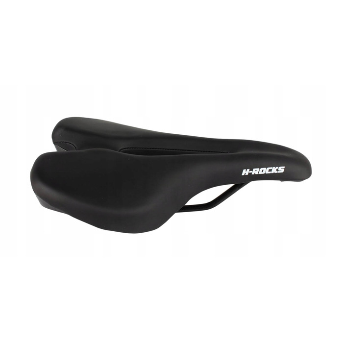 Гелеве велосипедне сідло H-Rocks Obsidian — комфортне, чорне, для MTB