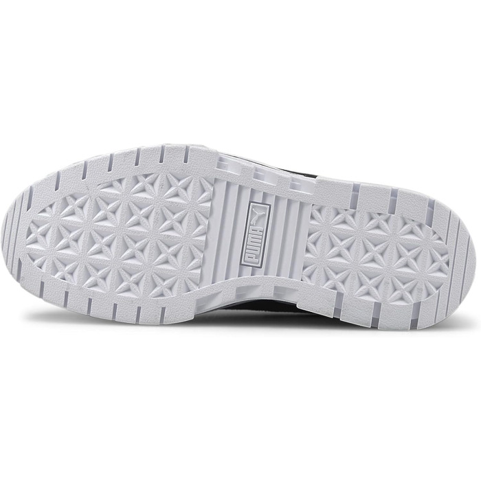 Жіночі кросівки PUMA Mayze Wn's White Black — білі кеди на платформі, розмір 39 EU