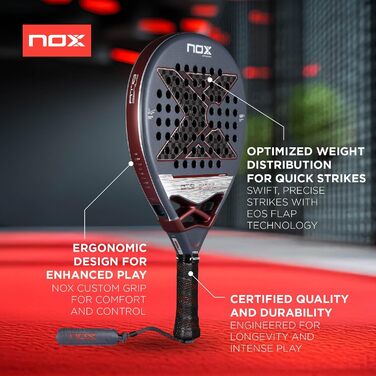Падель ракетка Nox AT10 Genius 12K 360-375 г Агустін Тапія