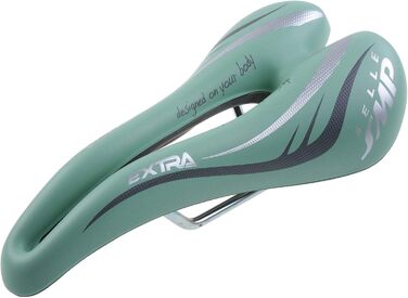Велосипедне сідло SMP Selle Extra Color Edition, зелений, універсальний розмір, 100% без тиску, для MTB та шосейних велосипедів, Італія