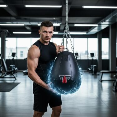 Професійна боксерська груша FOX-FIGHT для тренувань, спарингу, кікбоксингу, ММА та боротьби