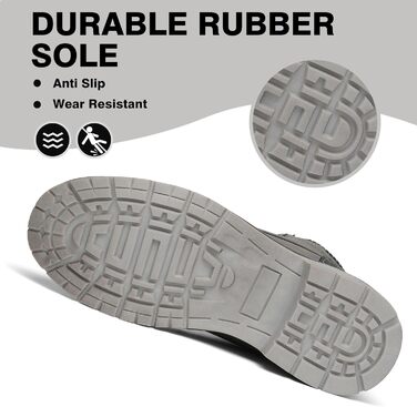 Зимові черевики Mishansha Herren: теплі, водонепроникні, для жінок, розмір 44 EU, сірі