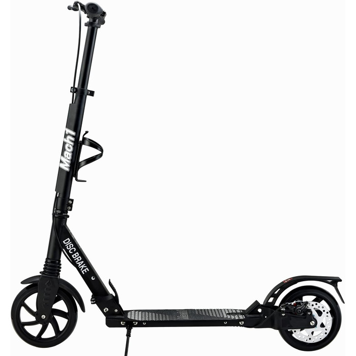 Самокат міський складаний ALU City Roller, великі колеса 145-250 мм, для дорослих і дітей