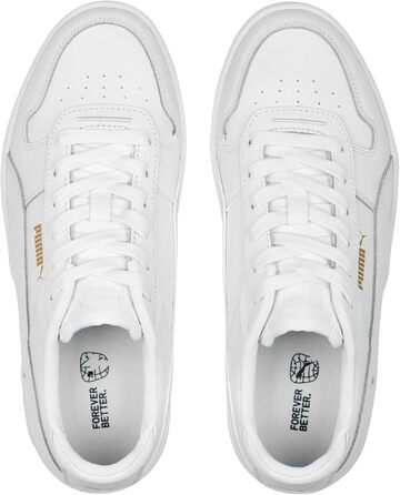 Жіночі кросівки PUMA Carina Street, білі з золотистими деталями, розмір 40 EU