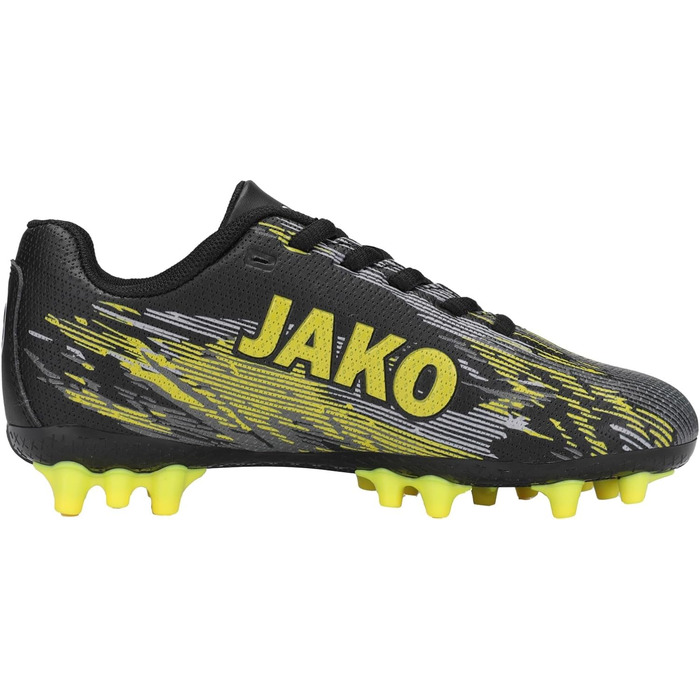Дитячі футбольні кросівки Jako J-SFG Stepover, 40 EU, чорний/неоновий жовтий