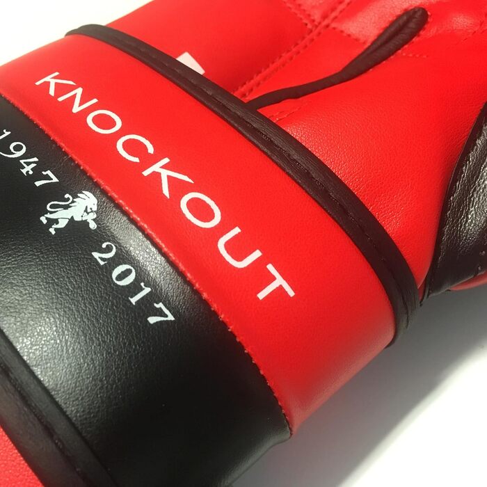 Боксерські рукавиці Leone 1947 Knockout червоні 14 унцій – професійні для тренувань та спарингів