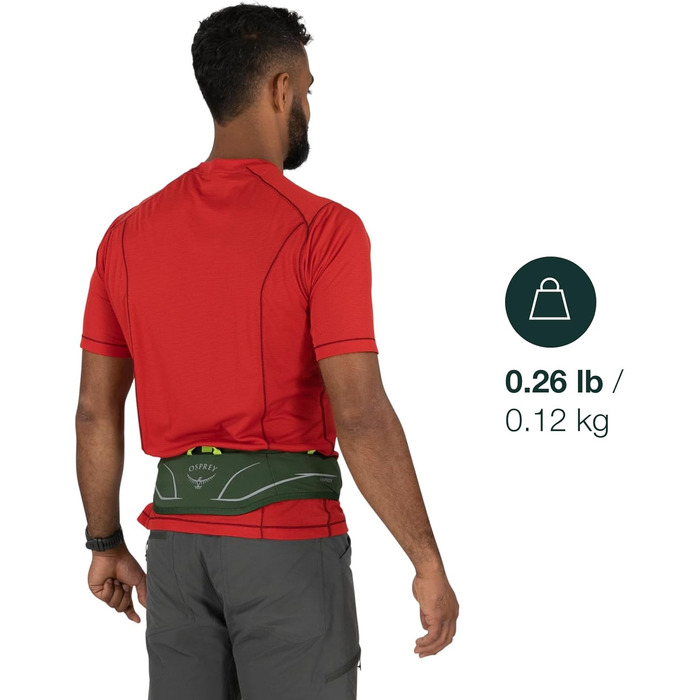 Сумка-пояс Osprey Duro 1.5L з гідратором Phantom Grey/Toffee Orange - Унісекс