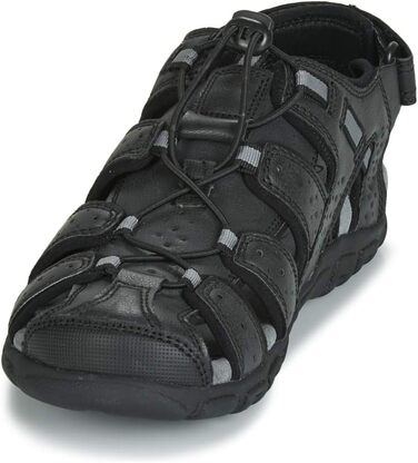 Чоловічі сандалі Geox Strada C9999, чорні, 43 EU – оригінальна італійська якість