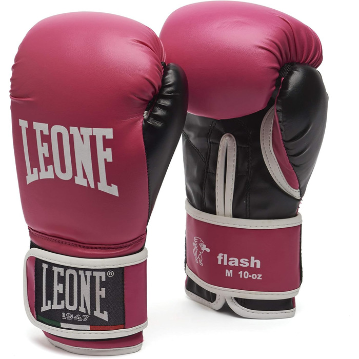 Боксерські рукавички LEONE 1947 Flash для дітей 6 oz, унісекс, фуксія