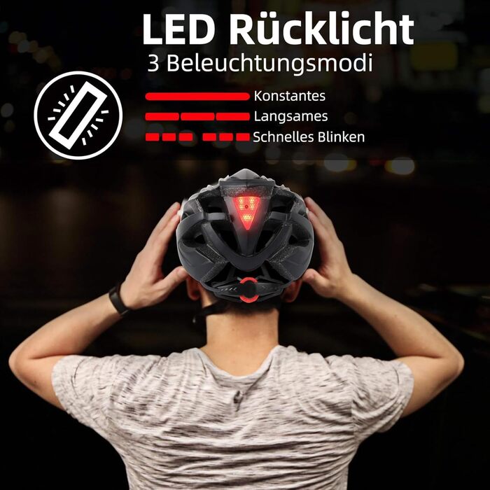 Велошолом Shinmax з візором і магнітною захисною окулярою, з LED підсвічуванням, регульований, для чоловіків і жінок, для MTB і шосе, безпечний, дихаючий