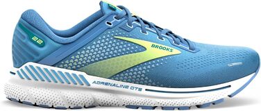 Brooks Adrenaline GTS 22 – жіночі кросівки для бігу з підтримкою (35.5 EU, Сріблясто-блакитно-зелені)