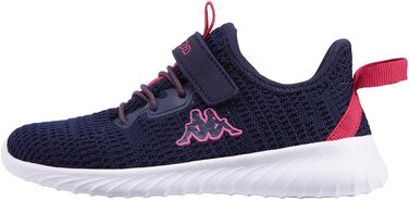 Кросівки Kappa Unisex, спортивне взуття (35 EU, темно-синій, рожевий)