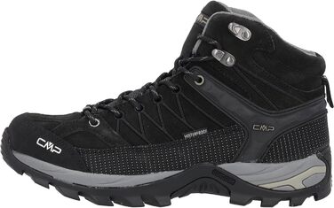 Чоловічі трекінгові черевики CMP Rigel Mid Wp, 45 EU, Чорний/Сірий