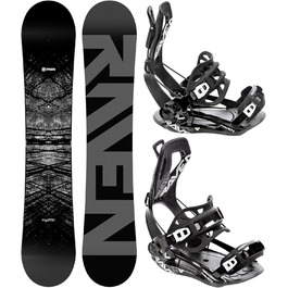 Сноуборд RAVEN: комплект сноуборда Mystic 160см + кріплення Fastec FT360 Black (M)