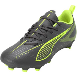Дитячі футбольні бутси PUMA Ultra 5 Play FG/AG Jr – 38 EU, Matte Aged Silver Yellow Alert