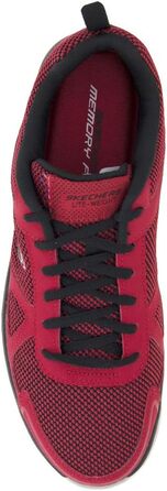 Чоловічі кросівки Skechers Track Scloric, червоні, шкіра та сітка