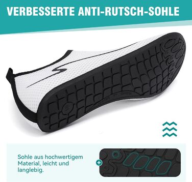 Унісекс шкарпетки для плавання та водного спорту, шкарпетки для басейну, антиковзаючі, розмір 34-47