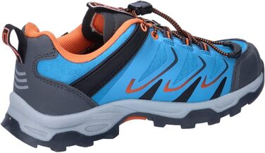 Дитячі водонепроникні черевики CMP Byne Low WP для прогулянок, антрацит, кислотно-зелений (30 EU, синій Reef)