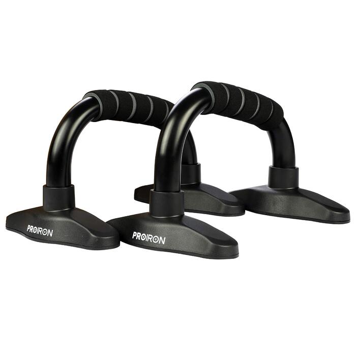 PROIRON Віджимальні ручки для віджимань Push Up Bars - 1 пара, сталева стержня, пінопластові ручки, кутова стійка, захист зап'ясть, тренування грудей, фітнес, бодібілдинг