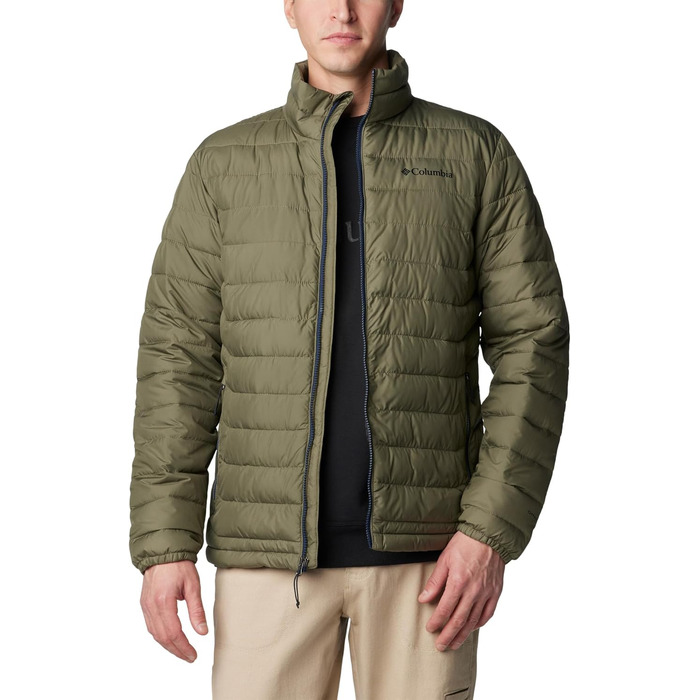 Чоловіча утеплена куртка Columbia Powder Lite II, темно-синій колір Collegiate Navy, розмір M