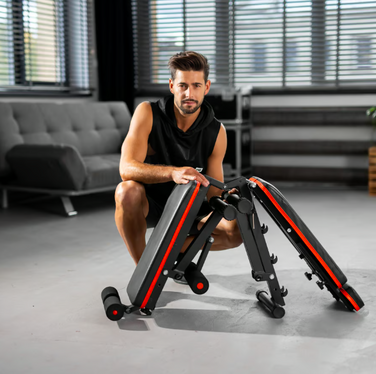 Лавка тренувальна Hop-Sport HS-1010 Pro універсальна для жиму та пресу