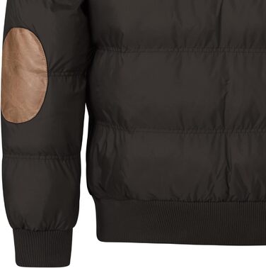 Чоловіча зимова куртка Geographical Norway Steppjacke - тепла анорак з підкладкою для активного відпочинку, катання на лижах та сноуборді, комплект з шапкою UD, колір: чорний