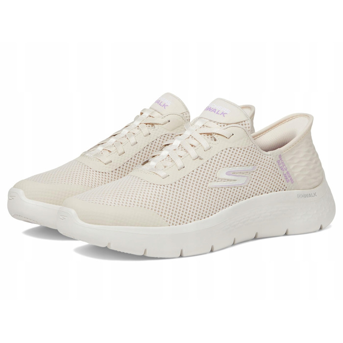 Жіночі спортивні кросівки Skechers, бежеві, текстильні, розмір 40