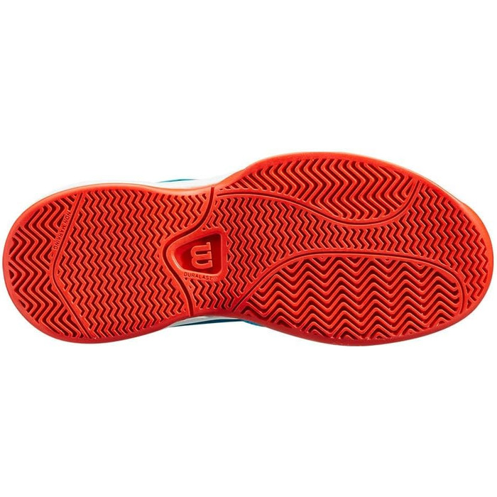 Тенісне взуття Wilson Kinder KAOS для дітей (28.5 EU, Blue Coral White Fiesta)