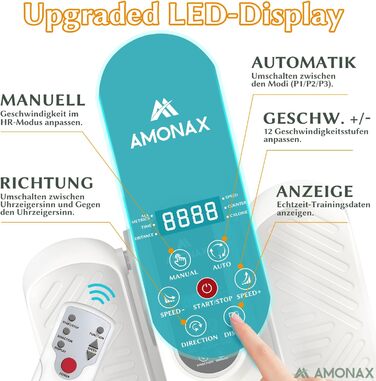 Електричний еліптичний тренажер Amonax, міні крос-тренажер для дому, сидячий тренажер для ніг, кардіо тренажер під стіл, для людей похилого віку, білий