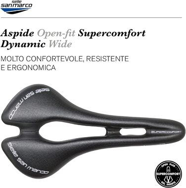 Велосипедне сідло Selle San Marco Aspide L, чорне