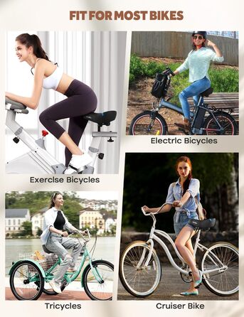 Широкий велосипедний сидіння для Peloton Bike & Bike+ (блакитний), заміна, для чоловіків та жінок, сумісний з Peloton, Echelon, електровелосипедами, круїзерами