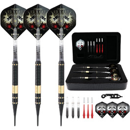 CUESOUL Dragon Deluxe набір м'яких дартсів з люкс кейсом, 16 г
