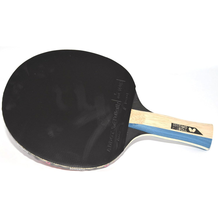 Накладка Butterfly Timo Boll Silver для настільного тенісу, ITTF сертифікат, анатомічна ручка, для амбітних гравців, преміум якість