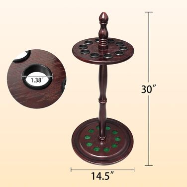 Тримач для бильярдних київ на 10 київ, підлого типу, бордовий