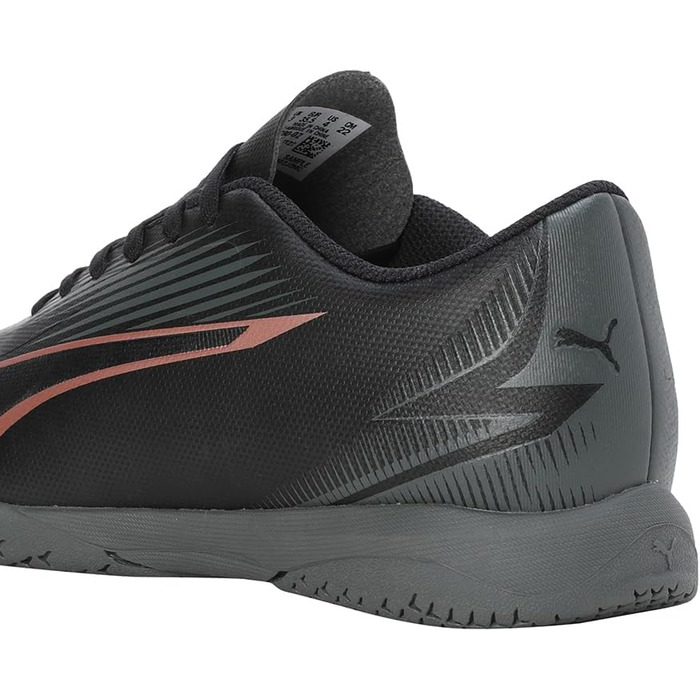 Дитячі футбольні бутси PUMA Ultra Play It Jr для гри в футбол (36 EU, Puma Black Copper Rose)