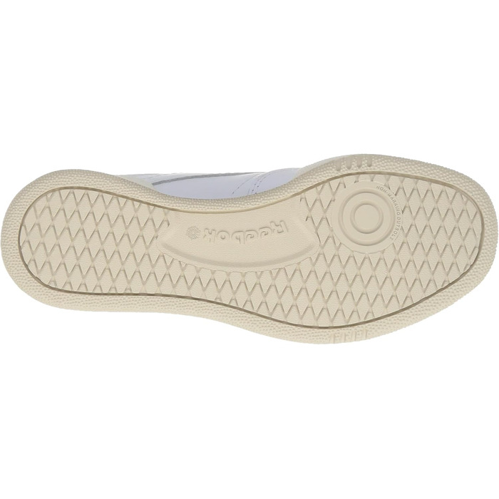 Кросівки Reebok Club C 85 - класичні білі, шкарлатно-коричневі, унісекс, 34.5 EU