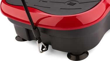 Вібраційна платформа Gymtek для дому, 99 рівнів, 5 програм, сенсорний екран, червона — для схуднення, спалювання жиру та нарощування м'язів