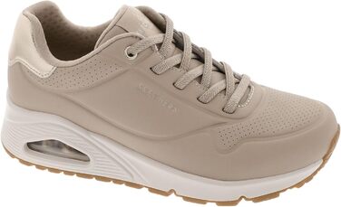 Кросівки жіночі Skechers UNO Shimmer Away Nude Rosegold (42 EU) з Durabuck та Duraleather