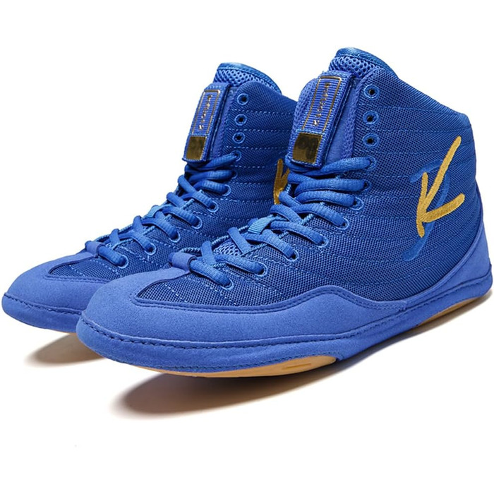 Взуття для боротьби, реслінгу та боксу: чоловічі, жіночі, дитячі (44 EU, синій)