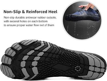 Водні черевики Raqua Composite Mesh для чоловіків та жінок (42 EU, сірий)