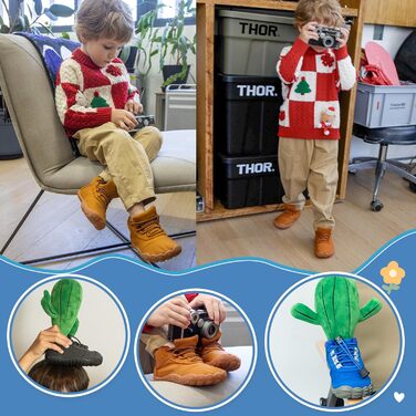 Дитячі шкарпетки-мокасини Saguaro для трекінгу та хайкінгу, легкі, дихаючі, антиковзні, розмір 24-36 EU, блакитні