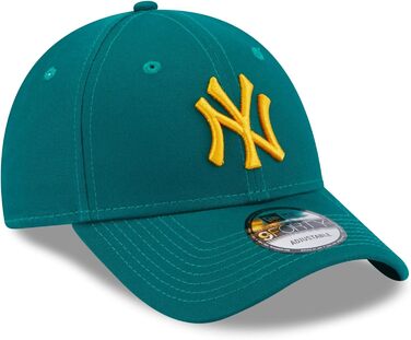 Кепка New Era New York Yankees MLB League Essential Green 9Forty Adjustable, розмір універсальний