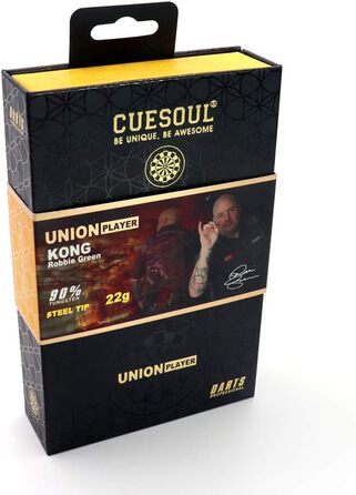Дартс набір CUESOUL 90% вольфрам, 22г/23г/24г, сталева серія