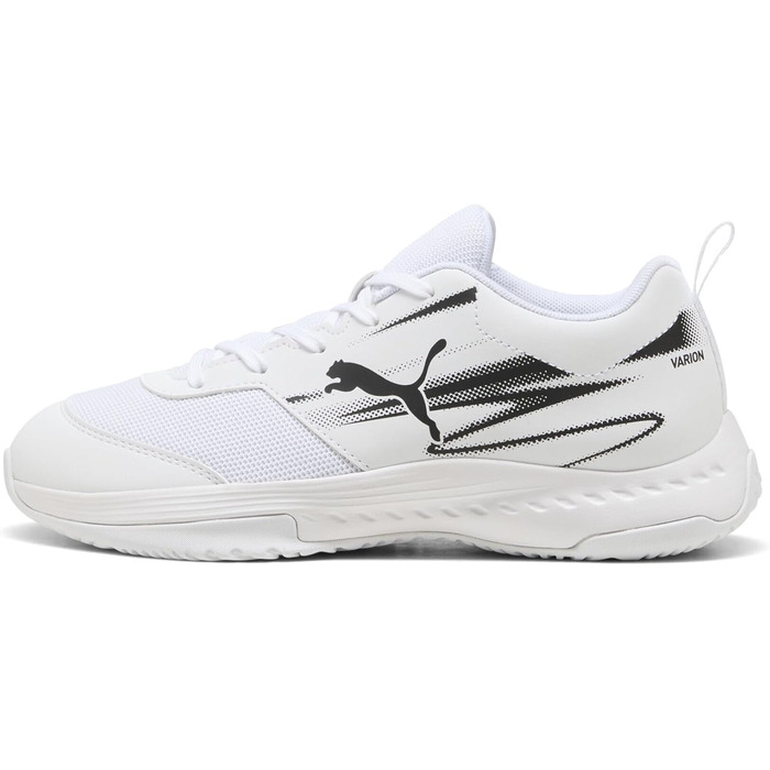 Дитячі кросівки PUMA Varion Li Jr для залу (38 EU, білий/чорний)