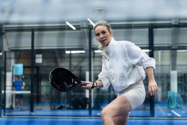 VirtuFit Контроль Падел-ракетка - Чорний - Сірий