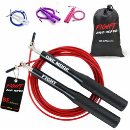 Професійне скакалка для кросфіту з алюмінію + чохол для зберігання, підходить для всіх рівнів, регульована довжина, високошвидкісна, чорна